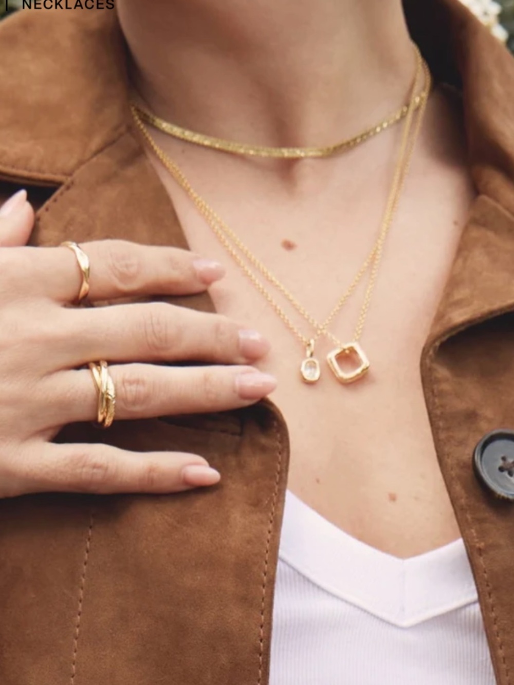 Daisy London Gold Snake Necklace